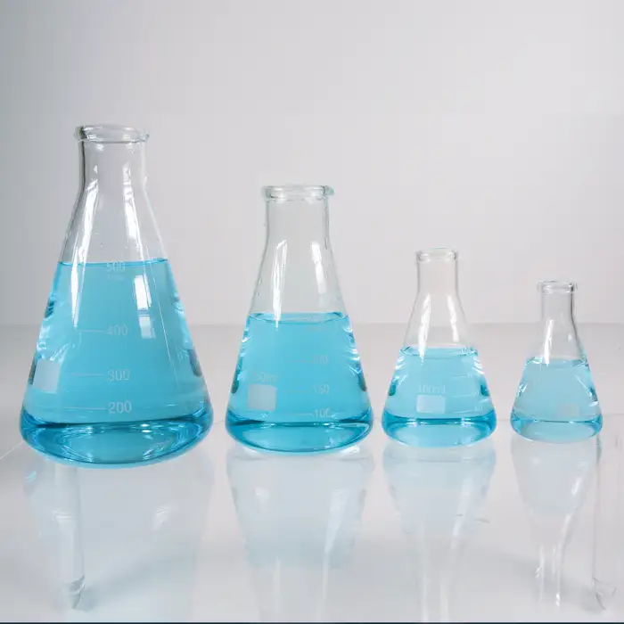 Erlenmeyer col étroit verre borosilicaté 3.3